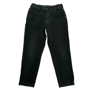 Uniqlo Mens Smart Ankle Corduroy Pants 25" Green Size Small